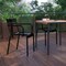 Flash Furniture Black All-Weather Steel Dining Chair XU-CH-10318-ARM-BK-GG - alternate 9